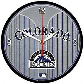 Buy Colorado Rockies Wall Clock by FansEdge