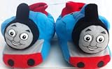 Thumbnail image for Thomas the Tank Engine Plush Soft Sock Top Slipper Shoes Comfy Warm Boy Size 7/8, Great for Halloween, Winter Gift