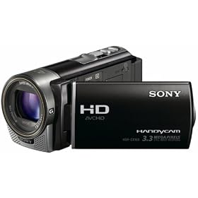 Sony - HDRCX160EB - Cam�scope � carte m�moire - Full HD - 3 Mpix - Zoom Optique 30x - 16 Go - Noir