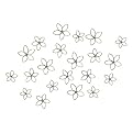 Florette Flowers 21-pc. Wall Hanging Set