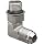 Brennan 6801-06-06-NWO-SS, Stainless Steel JIC Tube Fitting, 06MJ-06MAORB 90 Degree Elbow, 3/8" Tube OD x 9/16"-18 O-ring Boss, Male