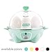 Dash Rapid Egg Cooker: 6 Egg Capacity Electric Egg Cooker for Hard Boiled Eggs, Poached Eggs, Scrambled Eggs, or Omelets with Auto Shut Off Feature - Aqua