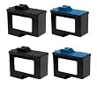 2-Pack (2BK+2C) DELL (Series 2) Black and Color 7Y743 7Y735 Remanufactured Ink Cartridges for Dell A940 and A960 All-In-One Printers