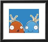 Prince and Princess Framed Art Poster Print by Bren Bataclan, 16x14