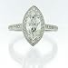2.40ct Marquise Cut Diamond Engagement Anniversary Ring