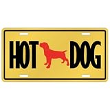 New Cane Corso - Hot Dog License Plate Dog