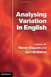 Analysing variation in English