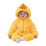 FashionFits　冬着ぐるみ 子供用　 鴨着ぐるみ 動物パジャマ/動物仮装衣装　Ｍサイズ