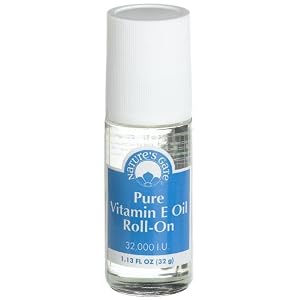 Nature\’s Gate Pure Vitamin E Oil Roll-On, 1.1-Ounce Bottles (Pack of 3)