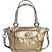 Coach Leah Metallic Leather Small Bag Tote 13177 Gold