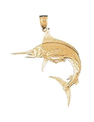 CleverEves 14K Gold Pendant Marlin 9.5 - Gram(s)