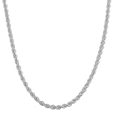 Sterling Silver 2.7-mm Rope Chain (18 Inch)