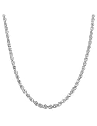 Sterling Silver 2.7-mm Rope Chain (20 Inch)