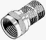 Philips Gemini US2-PH61028 Do it Twist-On Coaxial F Connector