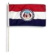 Missouri Flag 12 x 18 inch