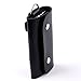 1 X Ostart Black Portable 6 Clips PU Leather Car Keychain Key Holder Bag Case Wallet Cover