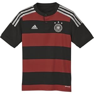 adidas Kinder Heimtrikot Deutschland Away 2014/2015, Schwarz/Rot, 176, 065034469