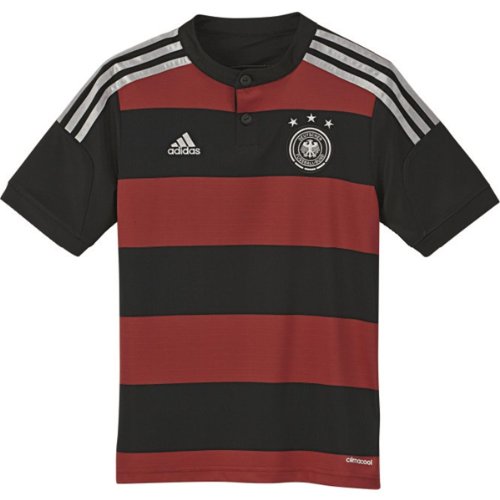 Adidas Kinder Heimtrikot Deutschland Away 2014/2015, Schwarz/Rot, 164, 065034490
