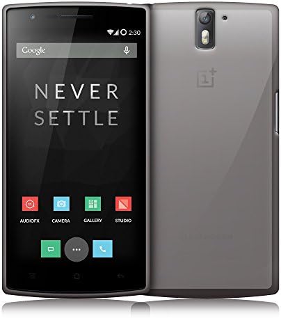 Cotechs Smoke Black Gel Case Skin Tpu Cover For Oneplus One Android