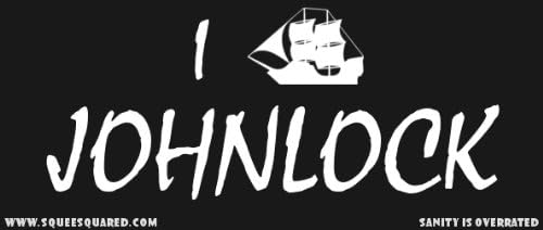 I Ship Johnlock Sherlock Holmes Bumper Sticker