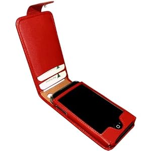 Piel Frama Apple iPhone 3G / 3GS Leather Case Snap Closure (Red)