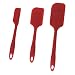 Modern Spatula: Progressive International Silicone Spatula 3-Piece Set, Red