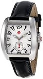 Michele Women's MWW02A000128 Urban Mini Black Leather Strap Watch