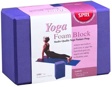 SPRI Foam Yoga Block (Purple)