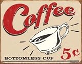 TIN SIGN NOSTALGIC ~ SCHONBERG COFFEE 5 CENTS