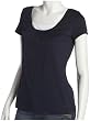 IZOD Women's Baby Solid Tee with Cami