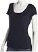 IZOD Women's Baby Solid Tee with Cami