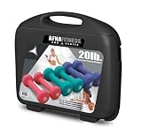 AFNA Fitness 20-Pound Neoprene Hand Weight Set
