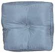 100% Habutai (Habotai) silk box pillow - Baby Blue