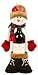 Red And Green Snowman Wine Bottle Cover