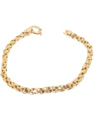 14K Yellow Gold 8" Fancy Link Bracelet