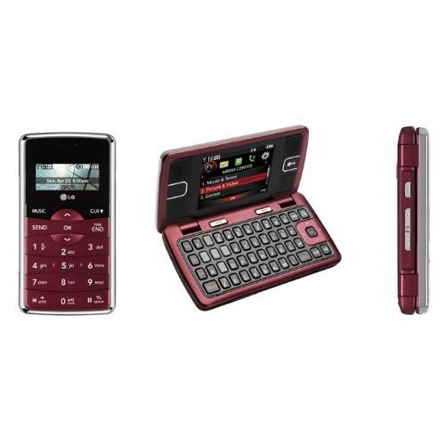 LG vx9100 env2 maroon Cell phone for Verizon Wireless with No Contract - Refurbished in Brand New Housing and 30 Day Seller's Warranty