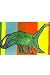 Emily Green Bronto-Stripus Placemat