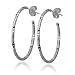 Sterling Silver High-Polish Hoop Earrings