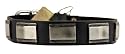 Dean & Tyler New Design Dog Collar "White Light" - High Quality Leather From Netherlands with Beautiful Hardware From Italy!!! - Size Small 16''-20'' Neck Size by 1 1/2'' - Black - Contact Us If You'd Like It in Brown or Bigger Size!!!