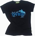 'Just get over it' short sleeve tee, black
