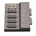 Skytronic Scart switch box  3 SCART in,  1 SCART out  plus 6 RCA phono sockets