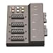 Skytronic Scart switch box  3 SCART in,  1 SCART out  plus 6 RCA phono sockets