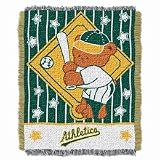 Oakland Athletics Baby Blanket Bedding Throw 36 x 46
