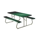 Lifetime 22123 6-Person Folding Picnic Table, Hunter Green