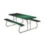 Lifetime 22123 6-Person Folding Picnic Table, Hunter Green