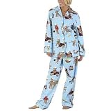 Nick & Nora® Flannel Pajama Set - Sock Monkey