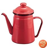 プロミネンス ホーロー コーヒーポット 1.5L レッド H-8942