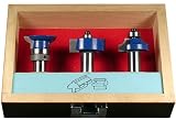 Woodline USA WL-2050 3-Piece Divided Light Window Router Bit Set