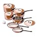 Mauviel M'heritage 150c 6400.04 10-Piece Set with Cast Iron Handles