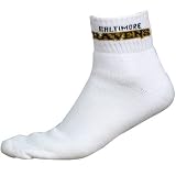 Baltimore Ravens White (517) 10-13 Ankle Socks
